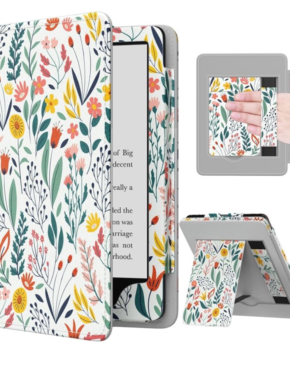 CoBak Case for Kindle Paperwhite (6.8”-7”) Mint Floral